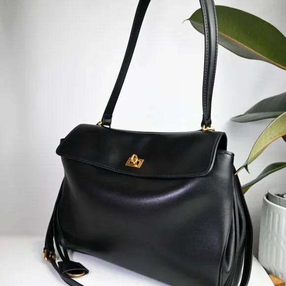 🖤 Genuine Leather Bag (Made in Italy). Medium - Picture 8 of 9